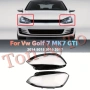 Капаци Фарове Голф 7 МК 7 Фолксваген VW Golf7 GTI MK7 2014 - 2017 Стъкла Фарове Капаци, снимка 2