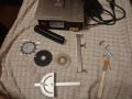Мини настолен циркуляр Mini Table Saw 96W 24V с пълен комплект аксесоари, снимка 1