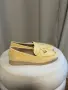 жълти мокасини по модел на Loro Piana , снимка 1