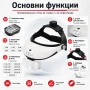 Лупа за глава с лед осветление за четене шиене на гоблени запояване, снимка 2