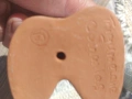 Испанска теракота,ръчна изработка и оцветени от Tagerche Canarias,,,kaнарски занаячий,  20см., снимка 2