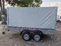 Туристическо ремарке Поп Индъстри с брезент и шпригли H-150, снимка 4