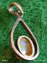 Ретро сребърна висулка нежно Арт бижу майсторска изработка 54182, снимка 5