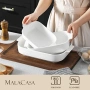 MALACASA комплект порцеланови тави за печене 3 части, снимка 4