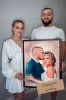 Дигитални Карикатури Портрет Ръчна Рисувана Карикатура Подарък Рожден ден Двойка Картини Магнит , снимка 9