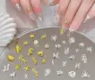 3D микс морски мидички котва рапан звезда капси декорация за нокти ситни формички маникюр, снимка 5