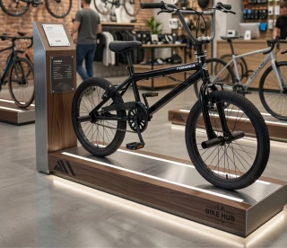 BMX велосипед TOIMSA Full Black 20” – Черен freestyle BMX с 360