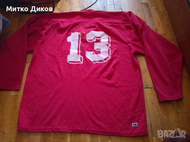 Хокейна тениска винтидж #13 Washinghton Capitals маркова на Don Allieson Athletic размер ХЛ, снимка 5 - Зимни спортове - 54809290