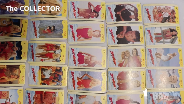 Ретро карти Baywatch - 55 бр., снимка 5 - Колекции - 54853944
