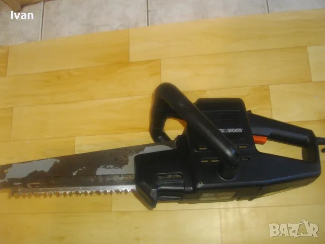 ЕЛ. ТРИОН РЕЗАЧКА ЗА ТУХЛИ ГАЗОБЕТОН И ДЪРВА С НОЖ ЗА YTONG ПОЧТИ НОВ BLACK DECKER BD 380 НЕМСКИ , снимка 6 - Други инструменти - 55694745