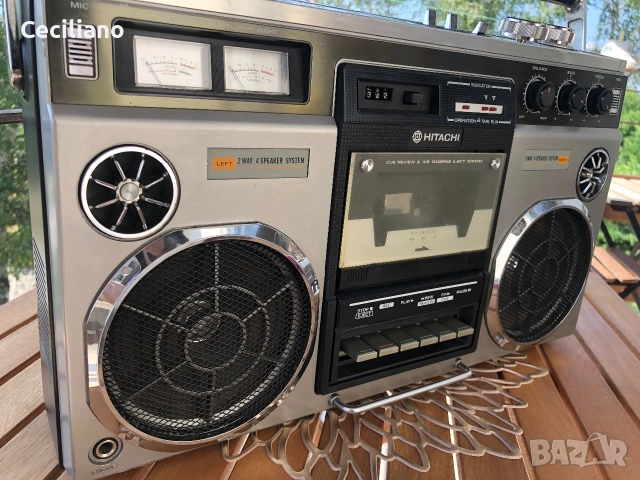 Радиокасетофон HITACHI TRK-8155E, снимка 4 - Радиокасетофони, транзистори - 54997712