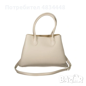 Дамска чанта тоут Valentino Sunshine Re – Цвят Екрю / Бежова, снимка 3 - Чанти - 54633220