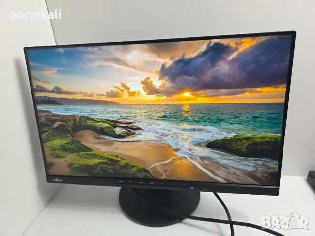 +Гаранция! Монитор IPS HDMI Fujitsu B24-9 TS 23.8" инча, снимка 4 - Монитори - 55301601