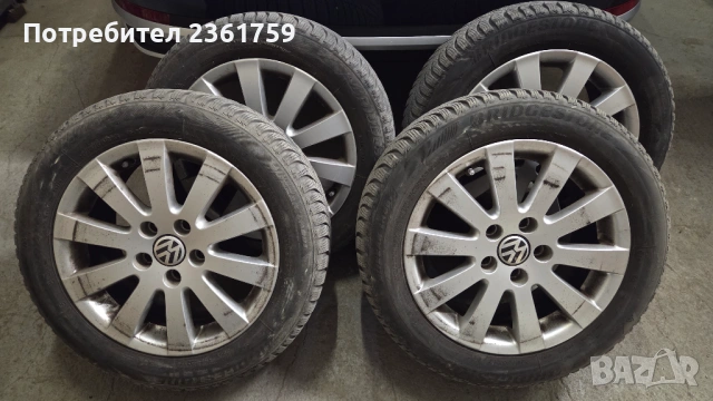 Джанти със зимни гуми, снимка 5 - Гуми и джанти - 54349947