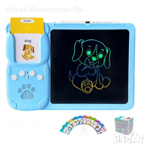Четец на карти 2 в 1 с таблет за рисуване 