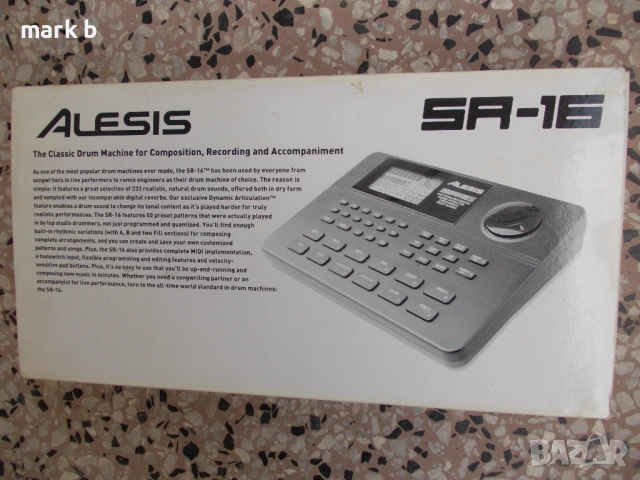 Нова Alesis SR16 drum machine, снимка 3 - Ударни инструменти - 54493293
