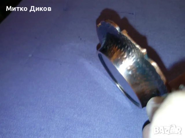 Меден пепелник Чикаго винтидж нов 135х98мм, снимка 3 - Колекции - 55571212