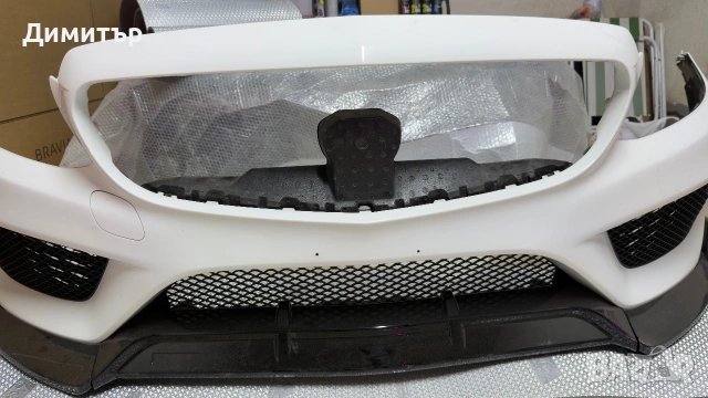 Оригинална AMG броня за W205, снимка 3 - Аксесоари и консумативи - 54982662