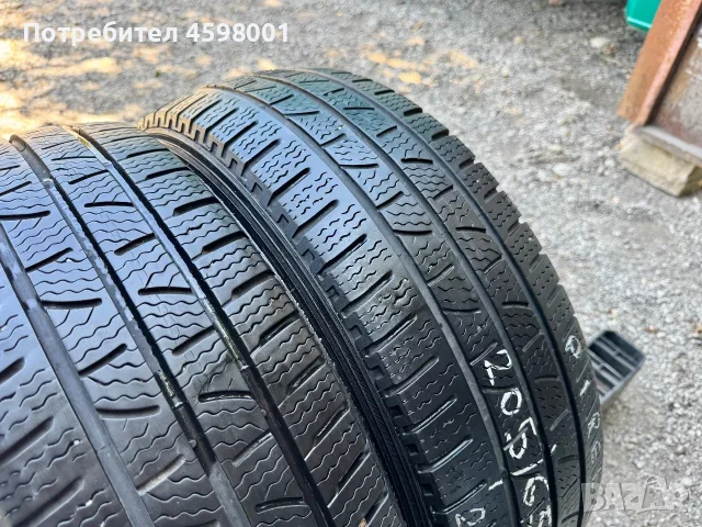2бр.ЗИМНИ ГУМИ Pirelli 205/65/16C 7.5мм грайфер за бус, снимка 5 - Гуми и джанти - 55662974