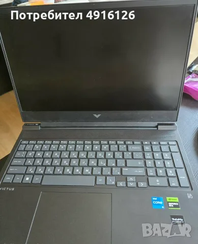 Гейминг лаптоп HP Victus 16-r0017nu, 16GB DDR5, i5-13500H, 144Hz, RTX4050