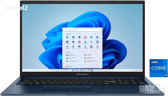 Лаптоп ASUS VivoBook 17 Intel Core i7-1355U 16GB RAM 512GB SSD NvMe  17.3" FHD IPS Нов 24м Гаранция, снимка 8 - Лаптопи за дома - 55056082