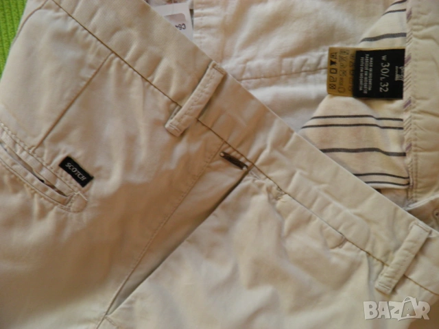 Scotch & Soda оригинален мъжки панталон Aloha London Stuart W30/L32, снимка 9 - Панталони - 54359588