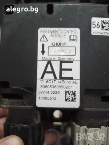 Централа AIR BAG за FORD TRANSIT 2.2 , 6C1T14B056AE , 5WK43536, снимка 3 - Части - 54308511