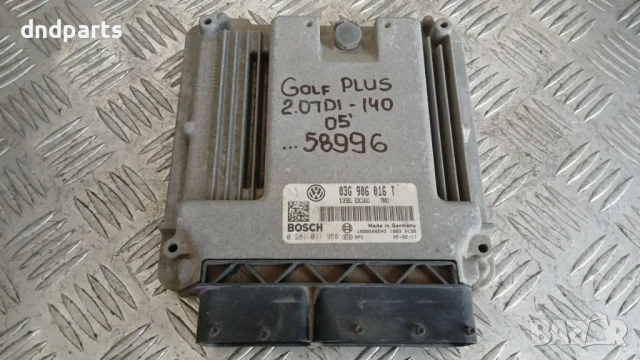 Компютър VW Golf Plus 2.0 TDI 140hp 2005 03G906016T 0281011956