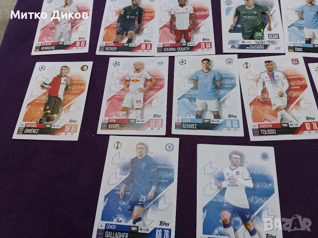 Колекционерски футболни карти Topps Match Attax и Eng.Premier League 54броя нови, снимка 15 - Футбол - 54965091