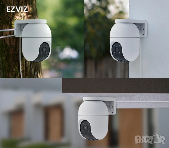 EZVIZ 8.0 Мегапиксела Wi-Fi, управляема камера с двупосочно аудио и цветно нощно виждане, снимка 4 - HD камери - 55026649