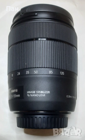 Обектив Canon EF-S 18-135 IS NANO USM, снимка 2 - Обективи и филтри - 54738306