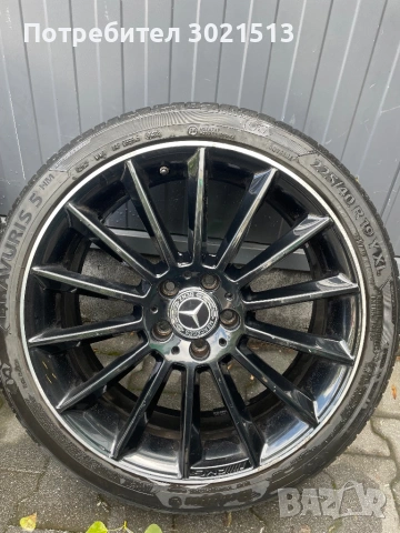 Mercedes CLA 19ки ET45, 7,5J AMG 3 броя Джанти 2 броя гуми , снимка 2 - Гуми и джанти - 54778731