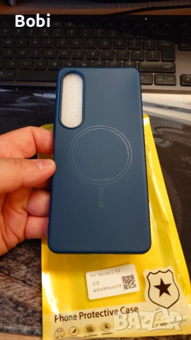Магнитен силиконов кейс за Sony Xperia 1 VII, снимка 3 - Калъфи, кейсове - 54716039