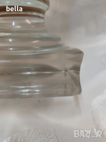 Кристална масивна висока ваза репродукция на Baccarat -Музея на стъклото., снимка 8 - Вази - 54878575