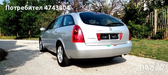  Nissan Premiera 1.8i-газов инженцион с бутилка в мястото на резервната гума-2004г. Нов внос Italia., снимка 7 - Автомобили и джипове - 55143650
