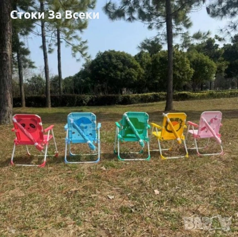 Детски сгъваем стол с чадър за плаж и градина, снимка 9 - Други - 54329052