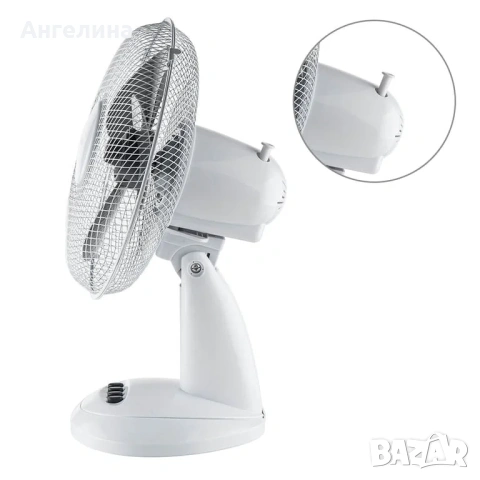 Вентилатор настолен 12'' Muhler FM-12, 30W, 3 перки, снимка 3 - Вентилатори - 55129122