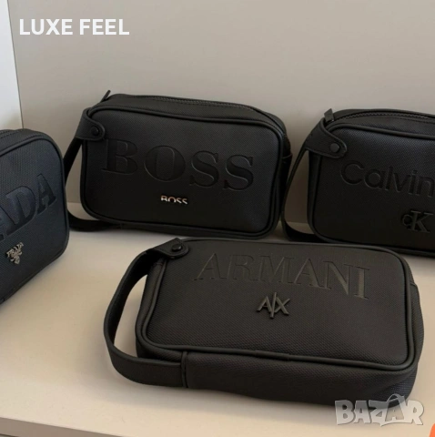 BOSS 🔹 PRADA 🔹 ARMANI 🔹 CALVIN KLEIN 🔹Мъжки Чанти 
