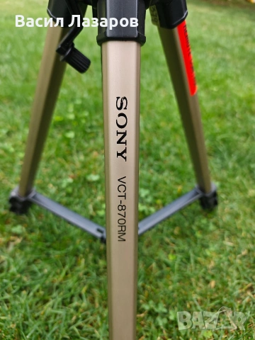 Статив SONY VCT-870 RM неразличим от нов , снимка 2 - Чанти, стативи, аксесоари - 55142598