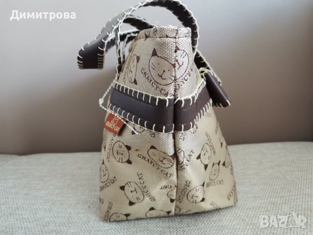 Уникална чанта Gracy cat, снимка 2 - Чанти - 54429216