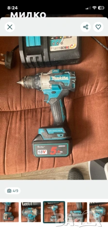 Акумулаторен ударен винтоверт Makita DHP489, снимка 4 - Винтоверти - 55083672