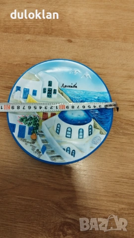  Красива порцеланова чиния от Гърция., снимка 2 - Други ценни предмети - 54649183