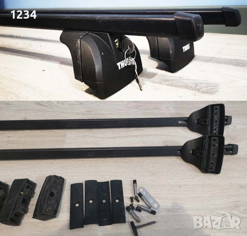 Багажник напречни греди THULE рейки за MITSUBISHI L200, Triton, FIAT Fullback, снимка 2 - Аксесоари и консумативи - 54561850