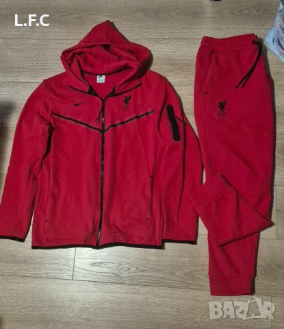 НОВО! - Екип Nike Tech Fleece Liverpool FC, мъжки размер XL