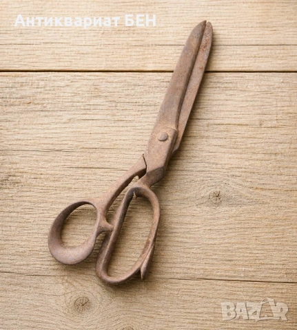 СТАРИ КРОЯЧНИ НОЖИЦИ – СВИДЕТЕЛИ НА ЗАНАЯТ ✂️, снимка 3 - Колекции - 54383984