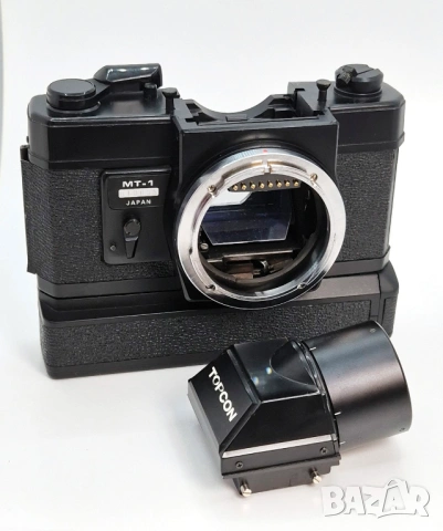 Minolta SR-1 с Rokkor-PF 55mm f/1.8, SR-Meter-2, Topcon MT-1 SLR Body with Winder, снимка 3 - Фотоапарати - 54665518