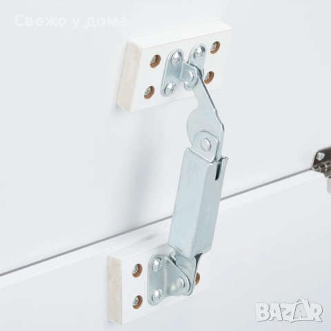 Практичен дървен сандък за играчки 2 в 1 – Кутия за съхранение и детска пейка със звезден дизайн, снимка 6 - Други - 54821500