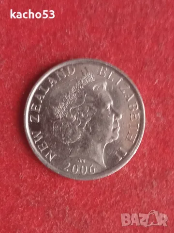 50 цента 2006 г. Нова Зеландия., снимка 2 - Нумизматика и бонистика - 55379423