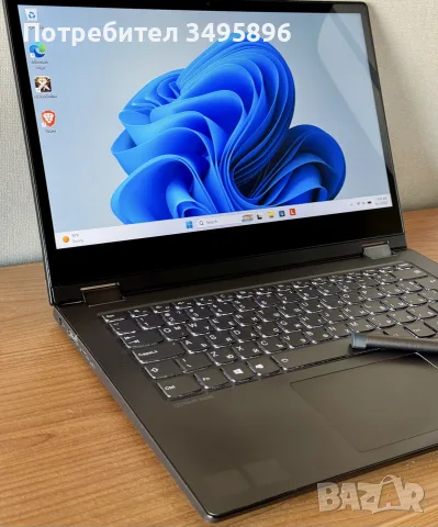 Lenovo IdeaPad C340 2-в-1 Тъчскрийн / Ryzen 5 / 20GB RAM / 500GB SSD / С оригинална химикалка, снимка 3 - Лаптопи за дома - 55683181