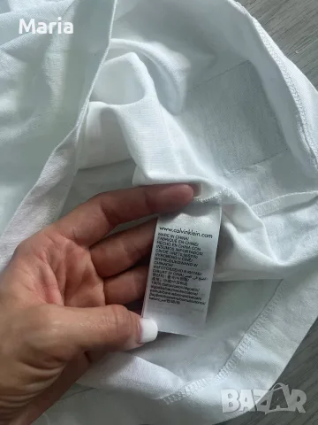 Calvin Klein Jeans Logo T-Shirt White Size XL – New with Tags, снимка 6 - Тениски - 55304529